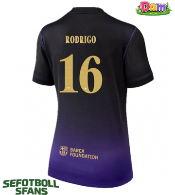 Barcelona Rodri Hernandez #16 Bortatröja Kvinnor 2026-27 Kortärmad